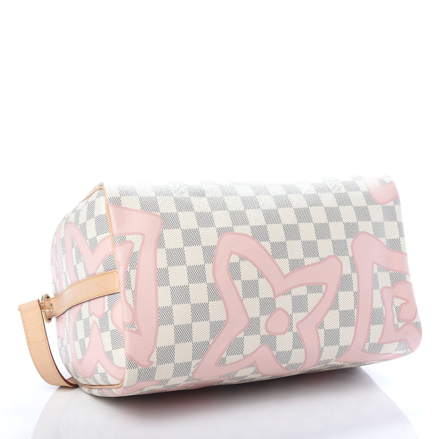 Damier Azur Tahitienne Speedy Bandouliere 30 Rose Ballerine