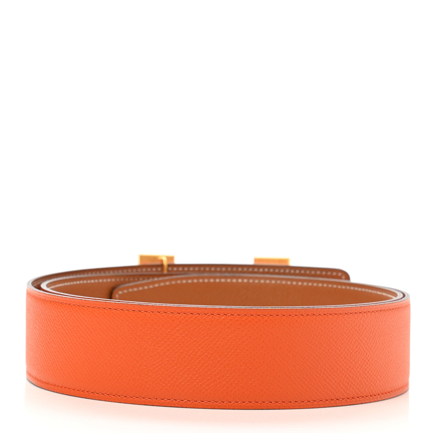 Epsom 42mm Constance 2 H Belt 100 Gold Orange