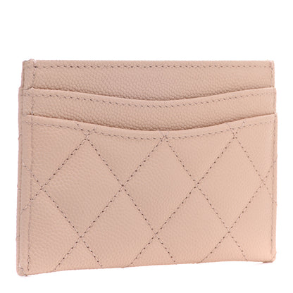Chanel Caviar Quilted Card Holder Light Beige 3 of 10