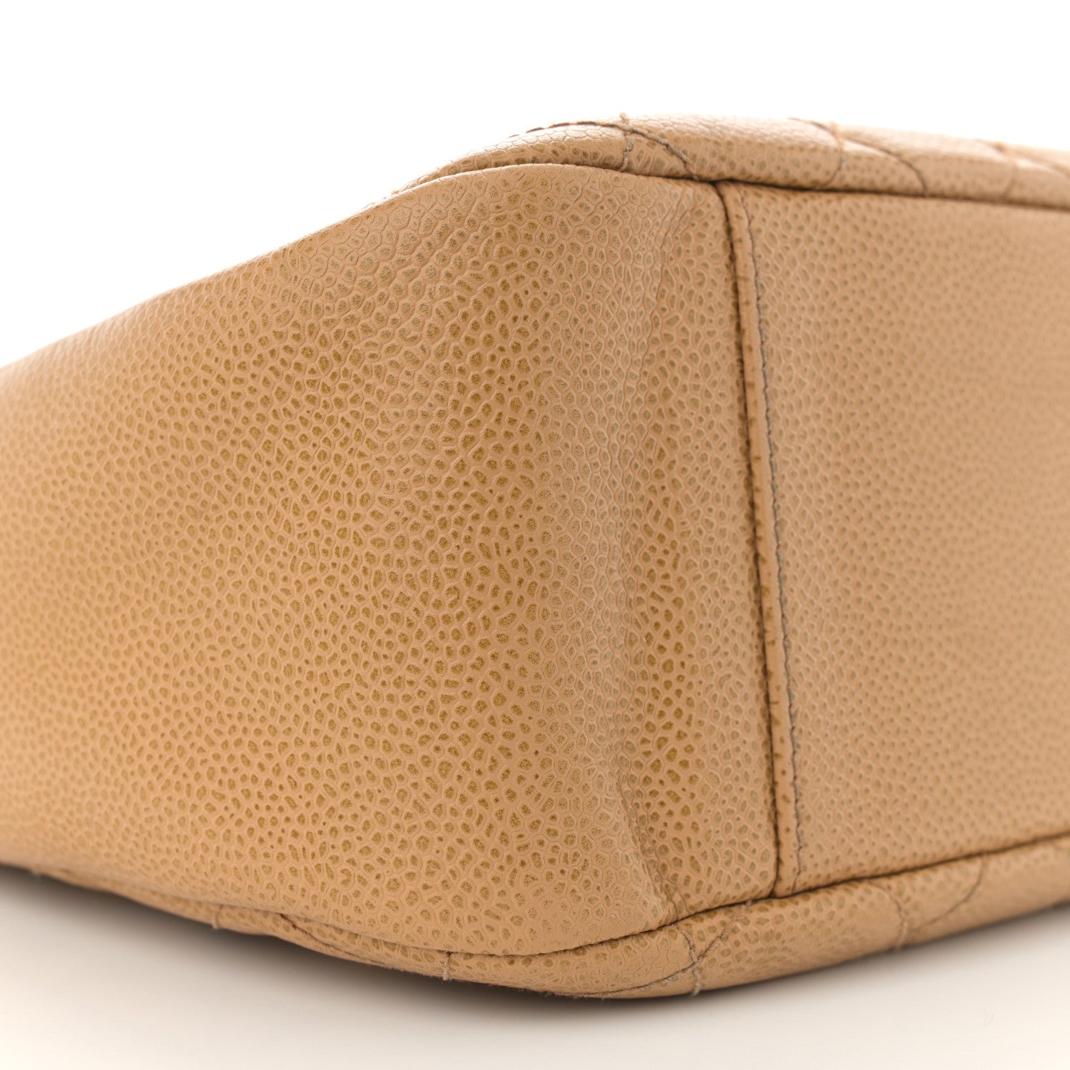 Chanel Caviar Quilted Timeless CC Shoulder Bag Beige 9 of 14