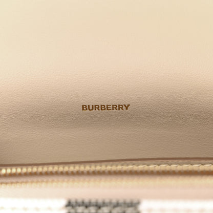 Burberry Canvas Check Hackberry Crossbody Bag Soft Fawn 6 of 12