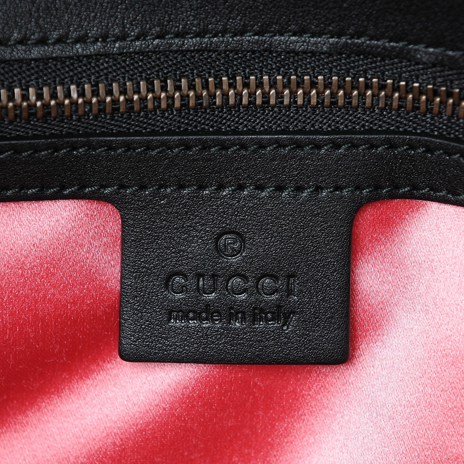 Gucci Velvet Matelasse Loved Embroidered Medium GG Marmont Shoulder Bag Black 6 of 8