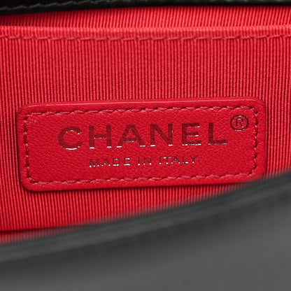 Chanel Lambskin Tweed Logo Embroidered Small Boy Flap White Red Black 6 of 13