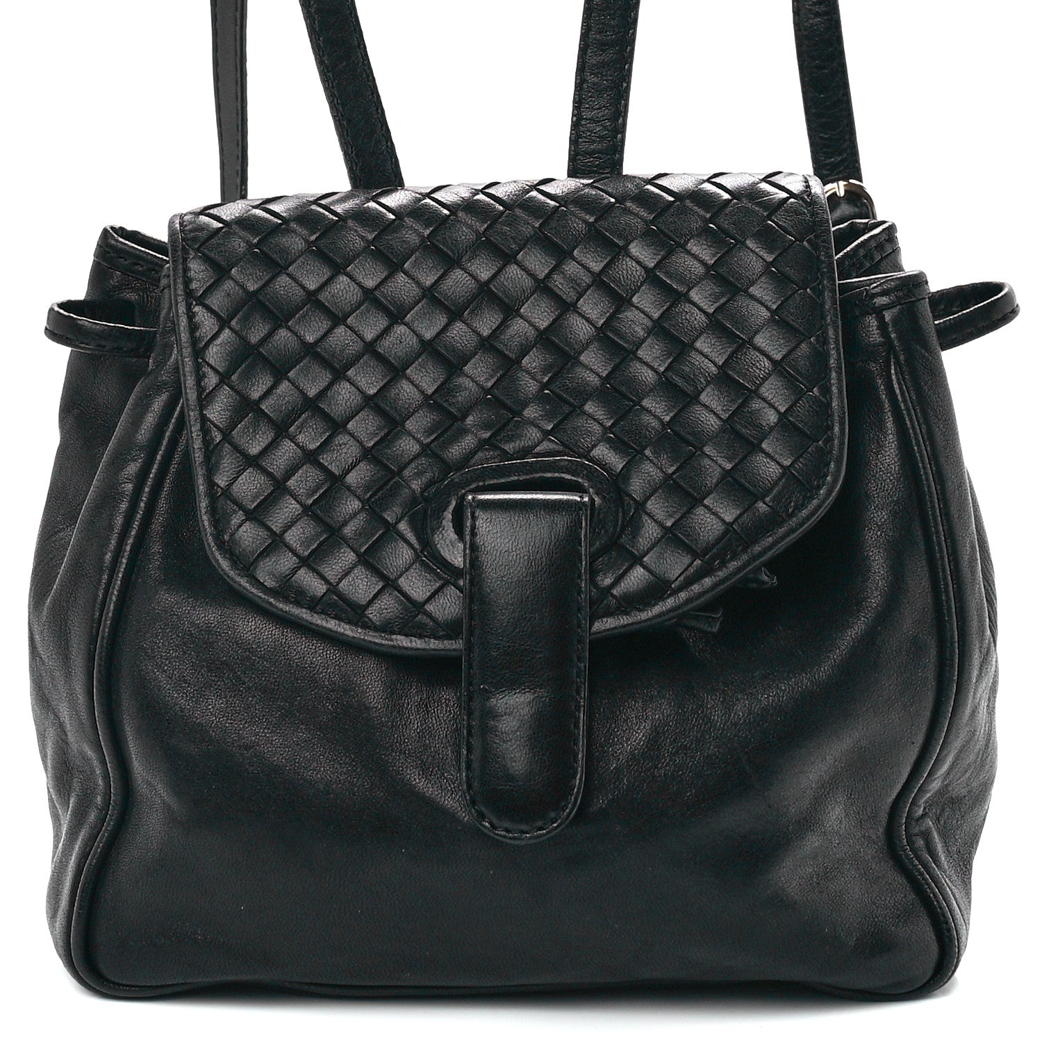 Bottega Veneta Nappa Intrecciato Small Backpack Black 9 of 12