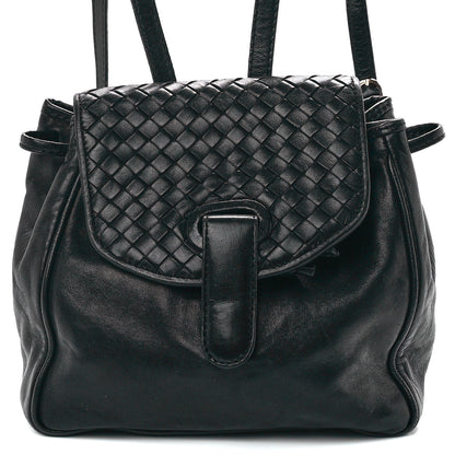 Bottega Veneta Nappa Intrecciato Small Backpack Black 9 of 12