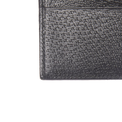 Gucci Monogram Piston Lock Compact Wallet Black 7 of 8