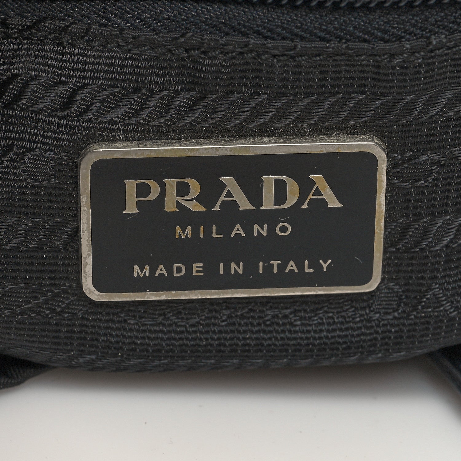 Prada Nylon Vela Medium Backpack Black 6 of 11