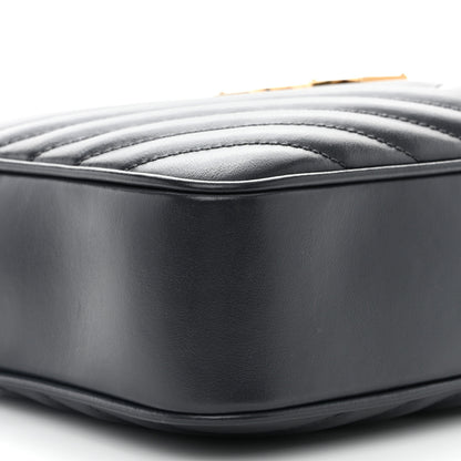 Saint Laurent Calfskin Matelasse Monogram Lou Camera Bag Storm 8 of 9