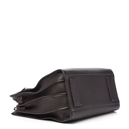Saint Laurent Grained Calfskin Small Supple Sac De Jour Dark Brown 3 of 11