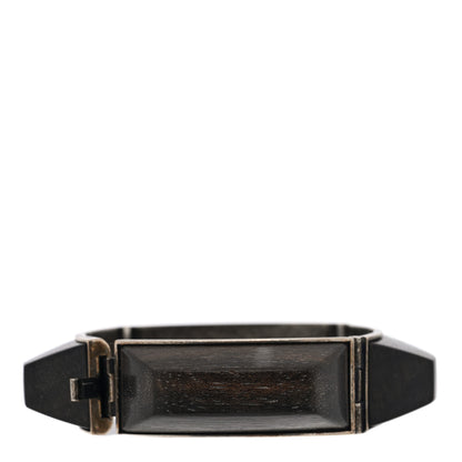 Saint Laurent Wooden Bracelet Black 3 of 5