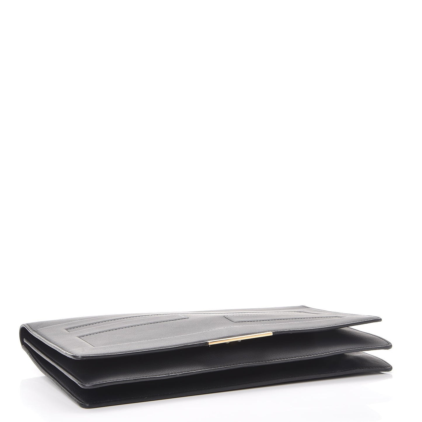 Vitello Flamingo Tube Macro Clutch Black