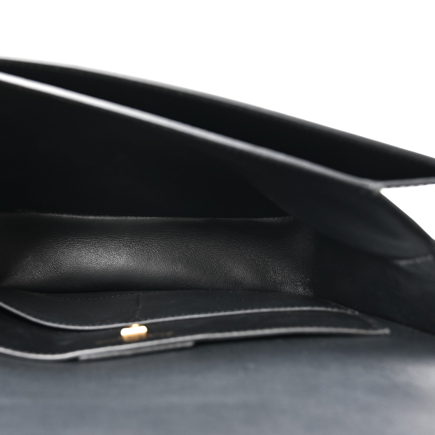 Salvatore Ferragamo Calfskin Gancini Shoulder Bag Black 5 of 15