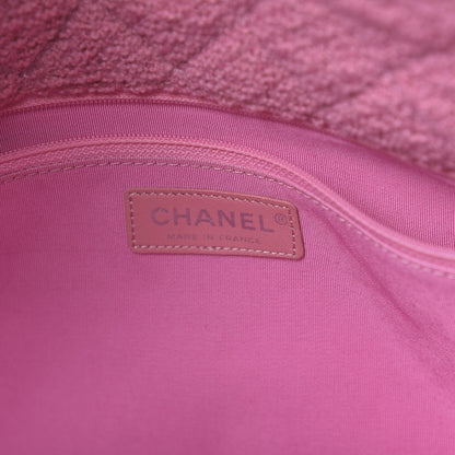 Chanel Tweed Reissue XL Maxi Jumbo Flap Pink 6 of 12