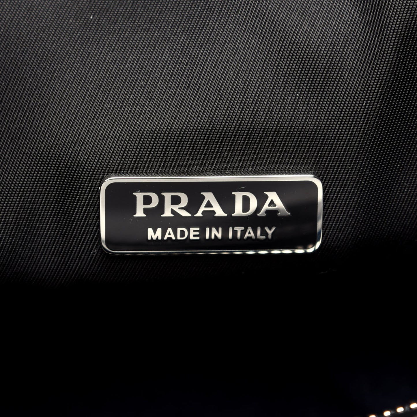 Tessuto Spazzolato Ouverture Bucket Bag Black