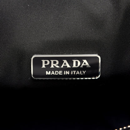 Prada Tessuto Spazzolato Ouverture Bucket Bag Black 7 of 10