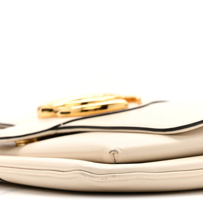 Gucci Calfskin Small Arli Flap Shoulder Bag Mystic White 11 of 14