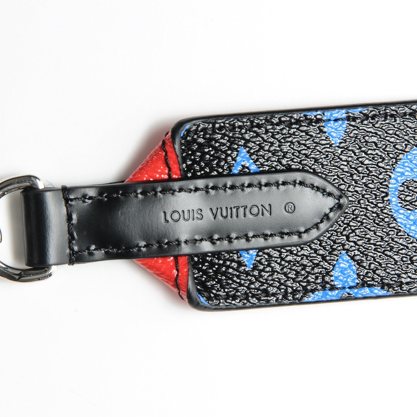 Canvas Bandouliere Shoulder Strap Black Bleu Digital