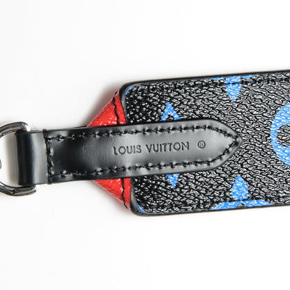 Louis Vuitton Canvas Bandouliere Shoulder Strap Black Bleu Digital 4 of 5