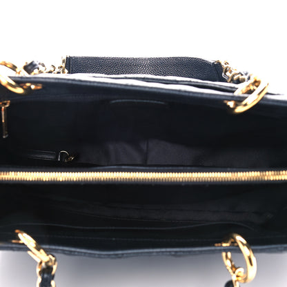 Chanel Caviar Quilted Grand Shopping Tote GST Black 4 of 13