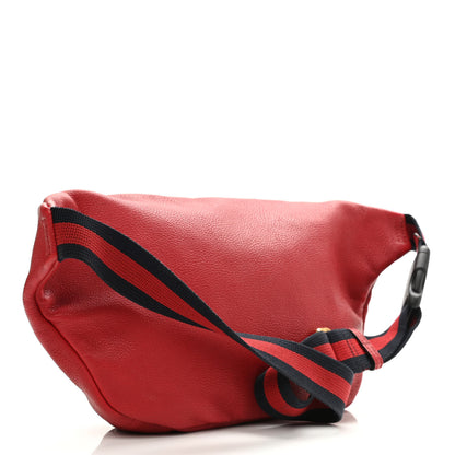 Gucci Grained Calfskin Logo Belt Bag Hibiscus Red 3 of 16