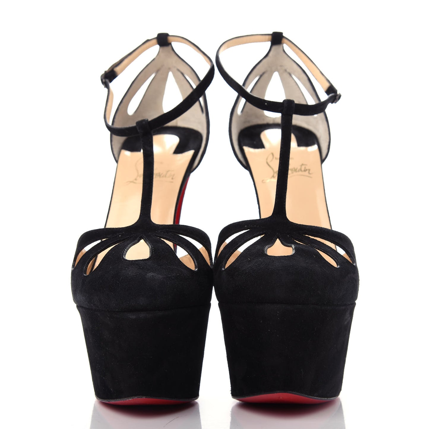 Suede Amyada 160 Platform Sandal 37.5 Black