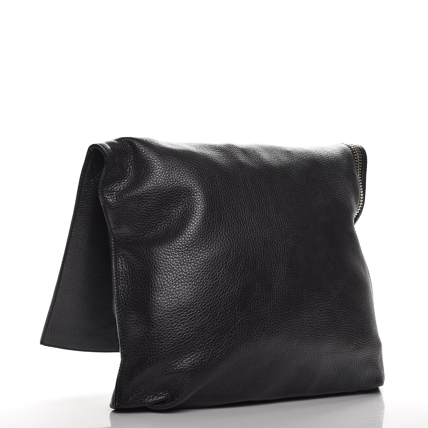 Tom Ford Grained Calfskin Large Alix Padlock Zip Shoulder Bag Black 4 of 9