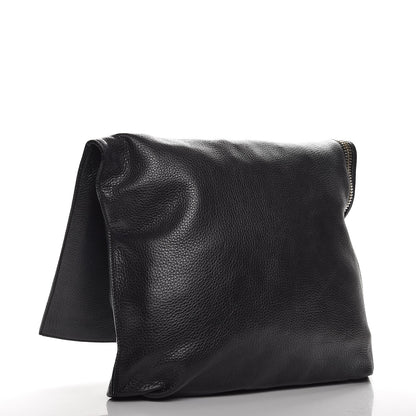 Tom Ford Grained Calfskin Large Alix Padlock Zip Shoulder Bag Black 4 of 9