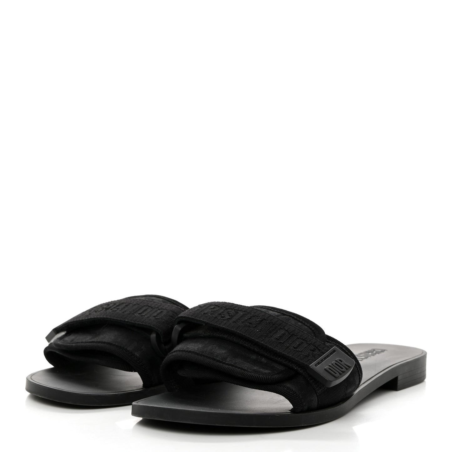 Technical Stretch Fabric Camouflage Dio(r)evolution Slide Sandals 38 Black Military