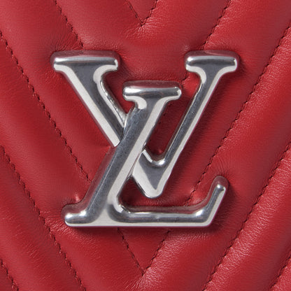 Louis Vuitton Calfskin New Wave Chain Tote Ecarlate 8 of 9