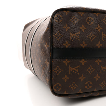 Louis Vuitton Monogram Macassar Keepall Bandouliere 45 6 of 12