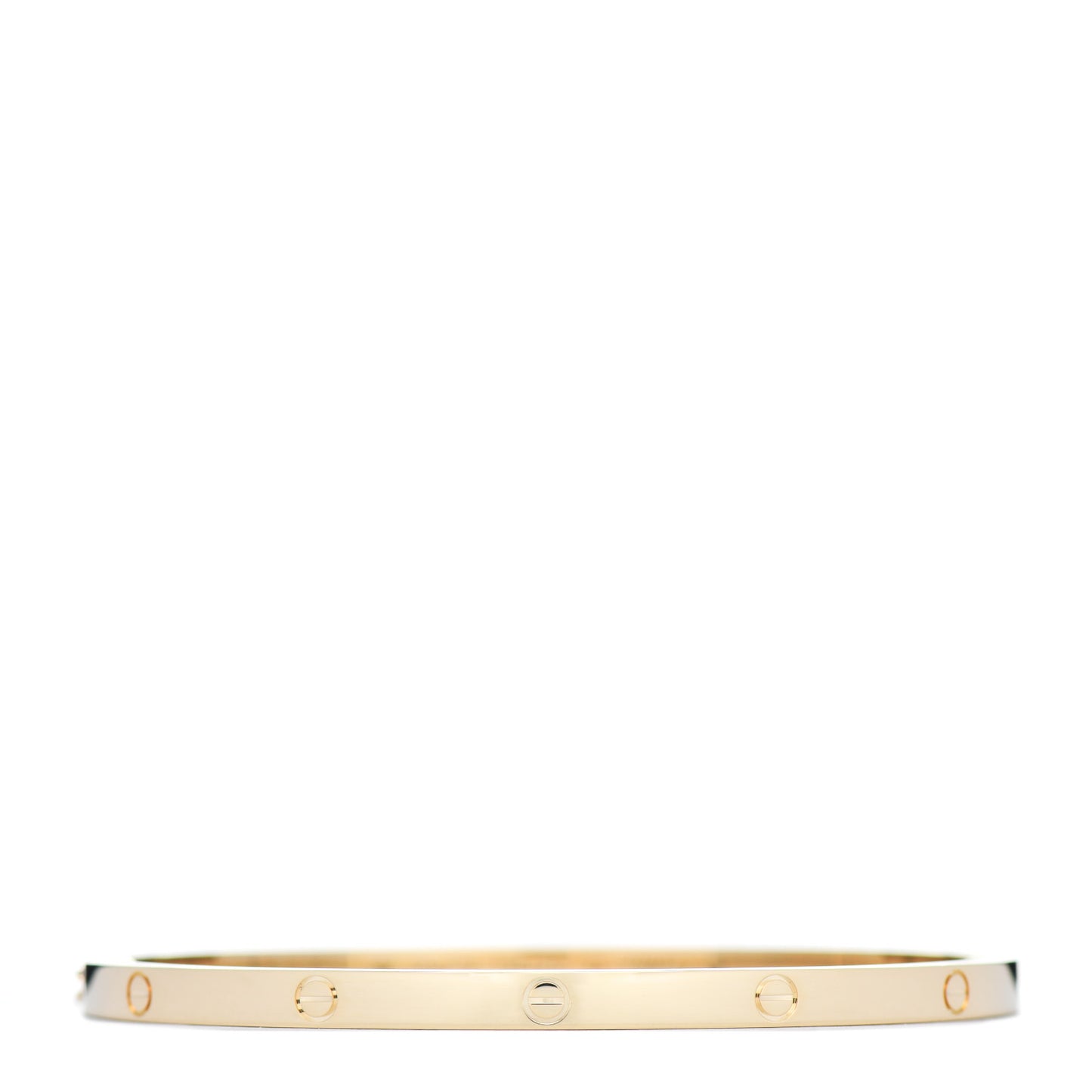 18K Yellow Gold Small LOVE Bracelet 17
