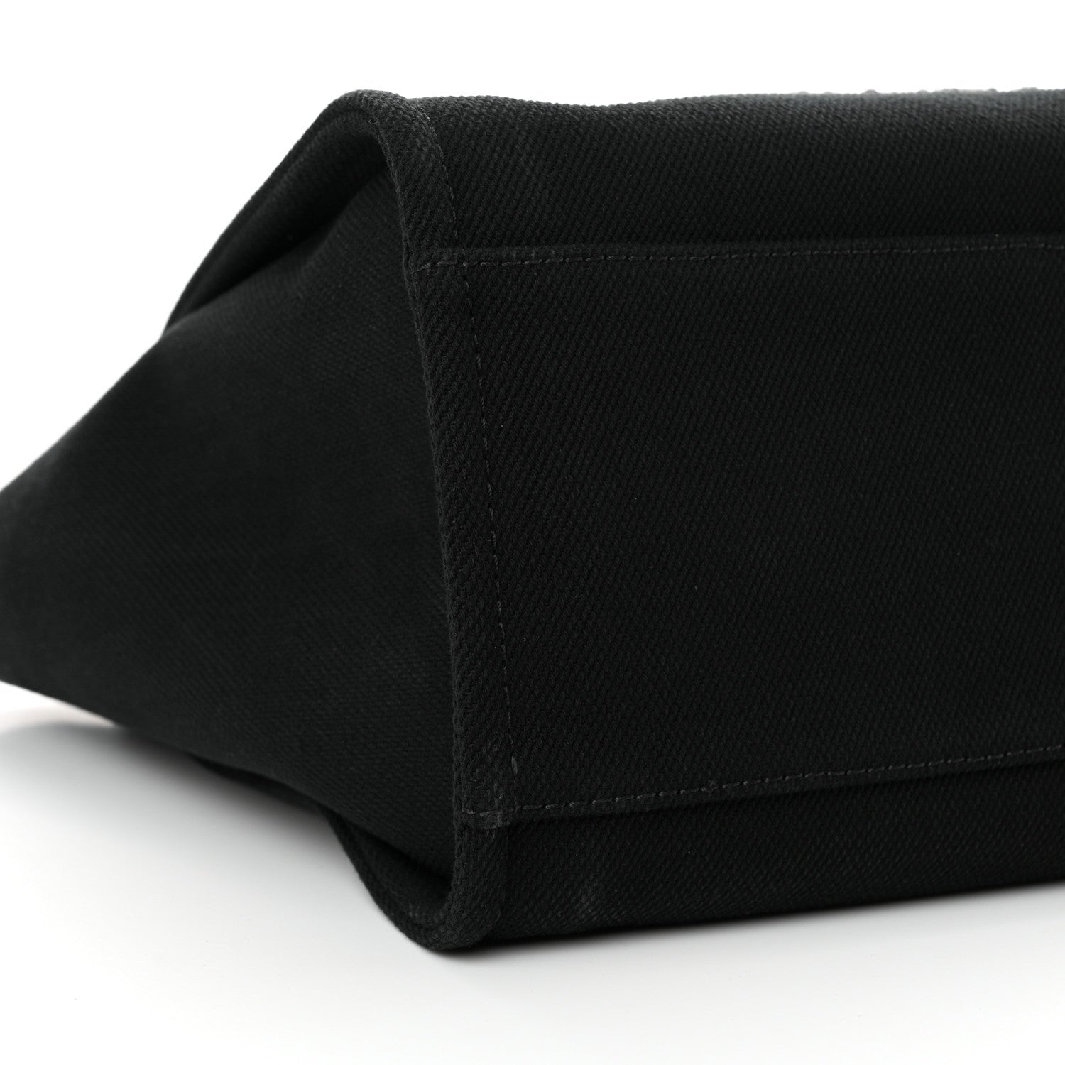 Chanel Canvas Pearl Medium Deauville Tote Black 9 of 12