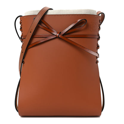 Loewe Smooth Calfskin Ikebana Small Shoulder Bag Tan 1 of 8