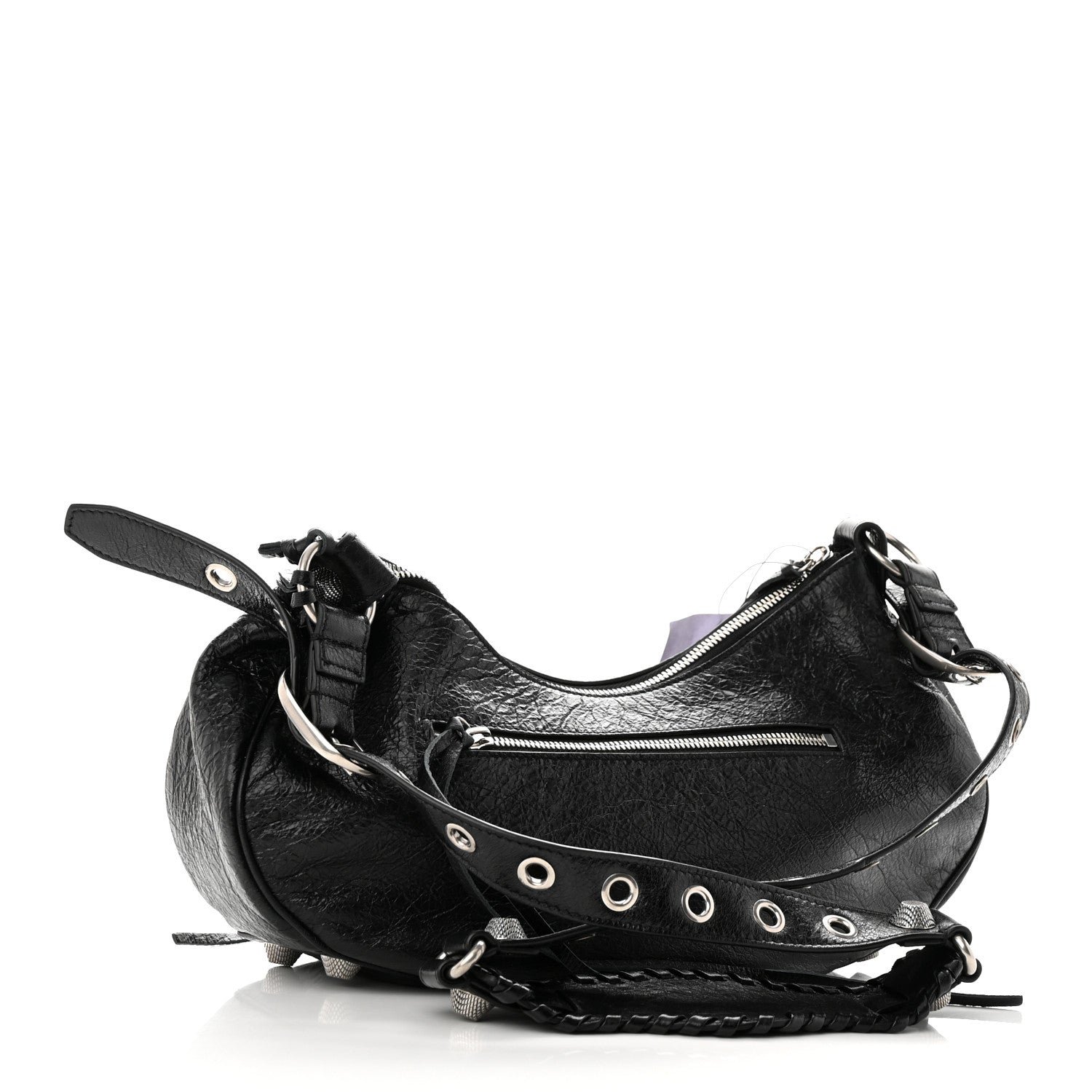 Balenciaga Agneau Arena Small Le Cagole Shoulder Bag Black 3 of 9