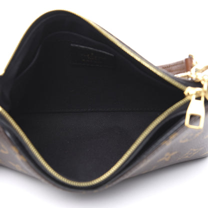 Louis Vuitton Monogram Pallas Clutch Black 5 of 11