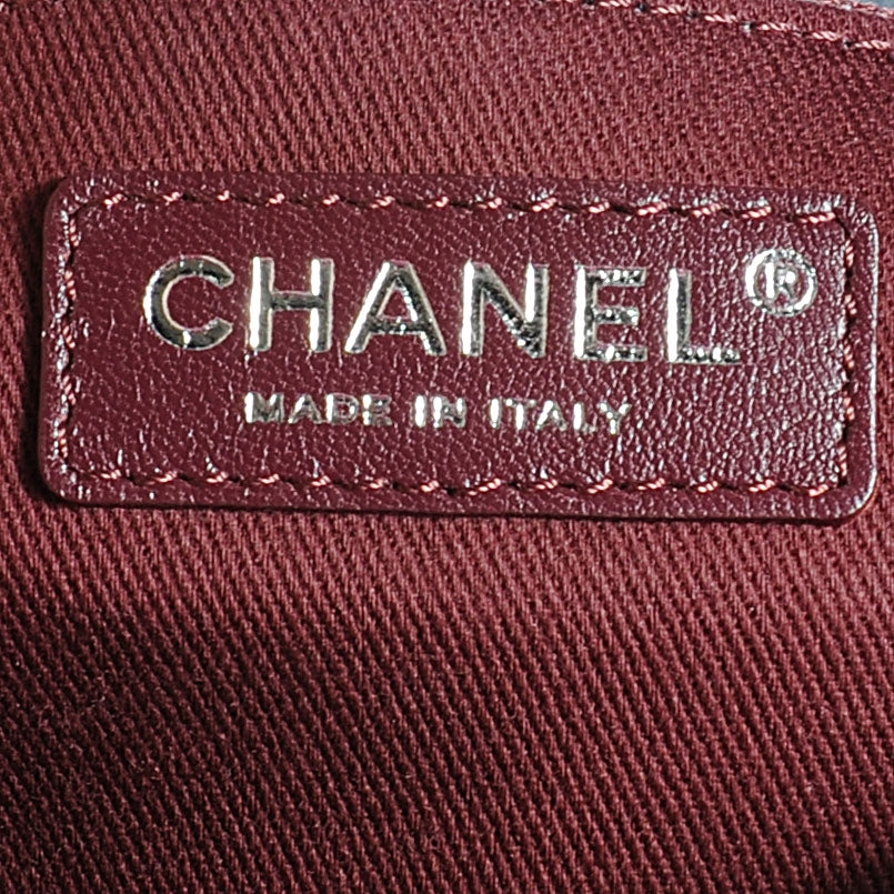 Chanel Goatskin Quilted Large Gentle Boy Flap Navy 6 of 7