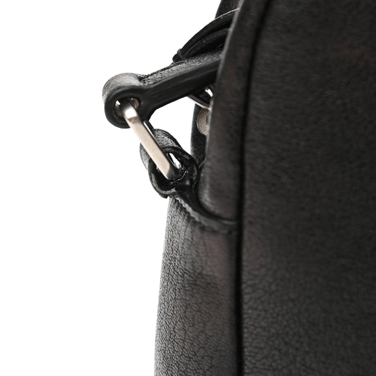 Lambskin Monogram Embossed Small Lou Camera Bag Black