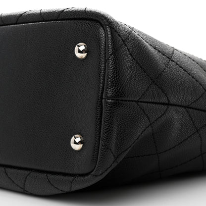 Chanel Grained Calfskin Shopping Fever Tote Black 10 of 10