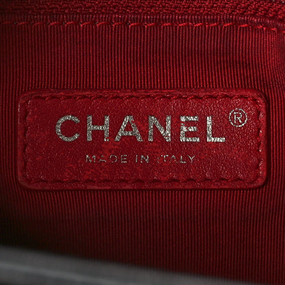 Chanel Aged Calfskin Quilted Medium Gabrielle Hobo Navy Black 6 of 12