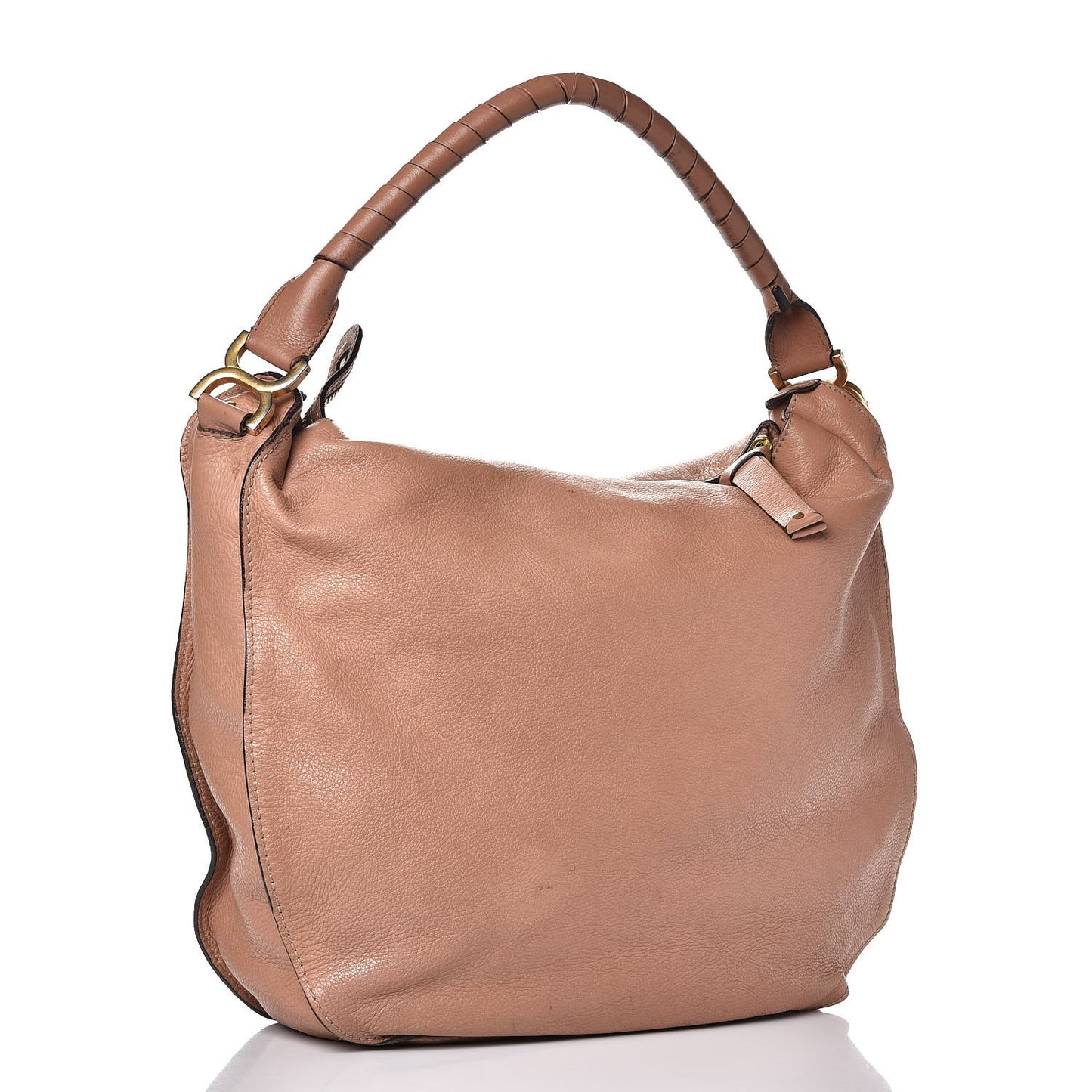 Calfskin Large Marcie Hobo Nude
