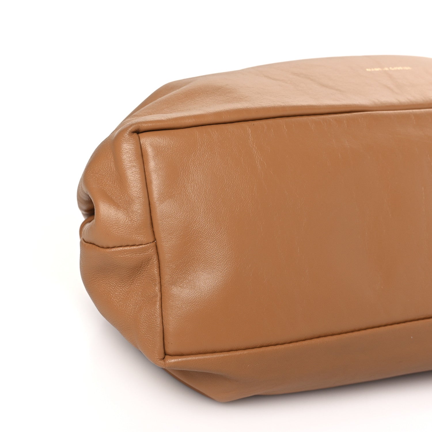 Mansur Gavriel Lambskin Cloud Clutch Caramel 7 of 8