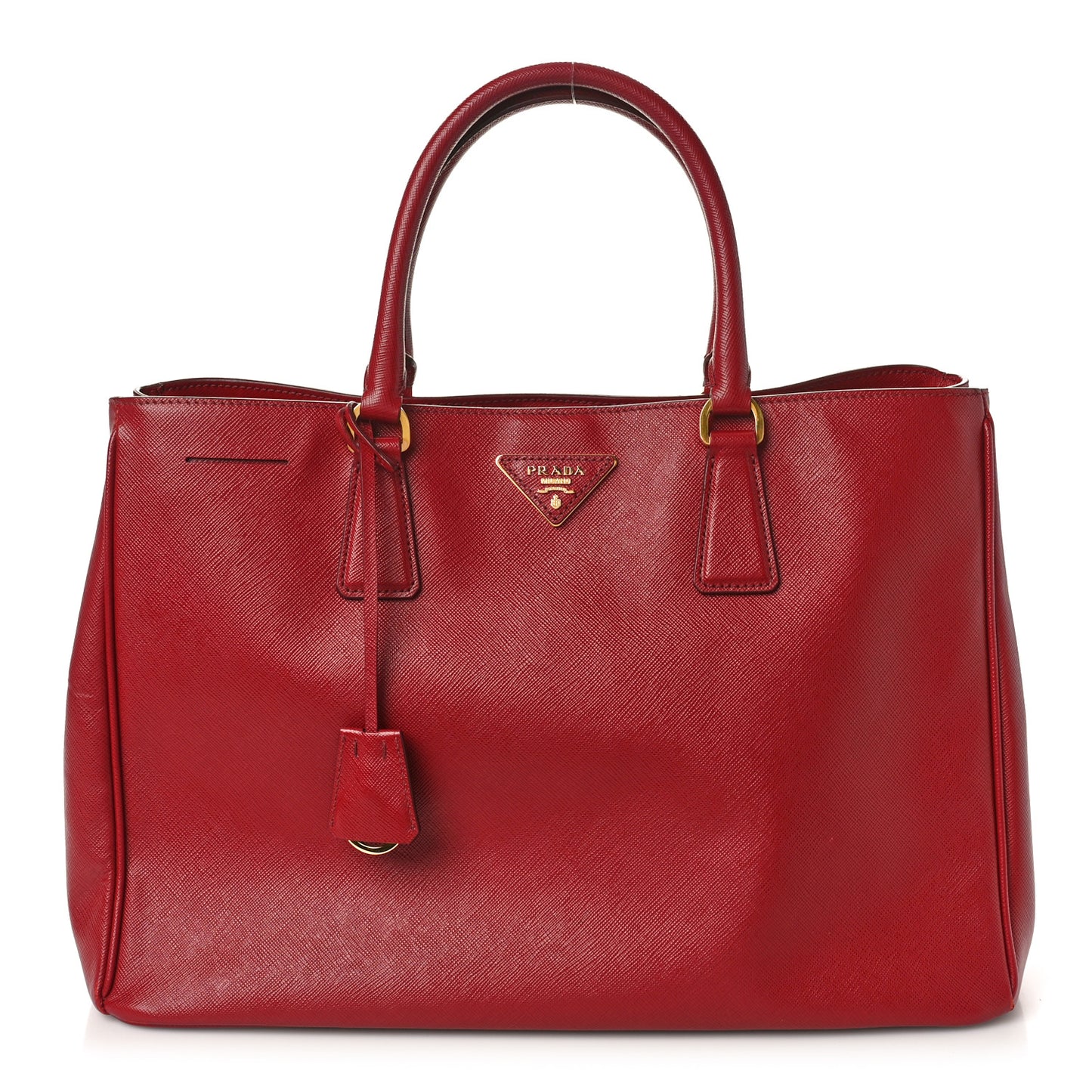 Saffiano Lux Large Tote Fuoco