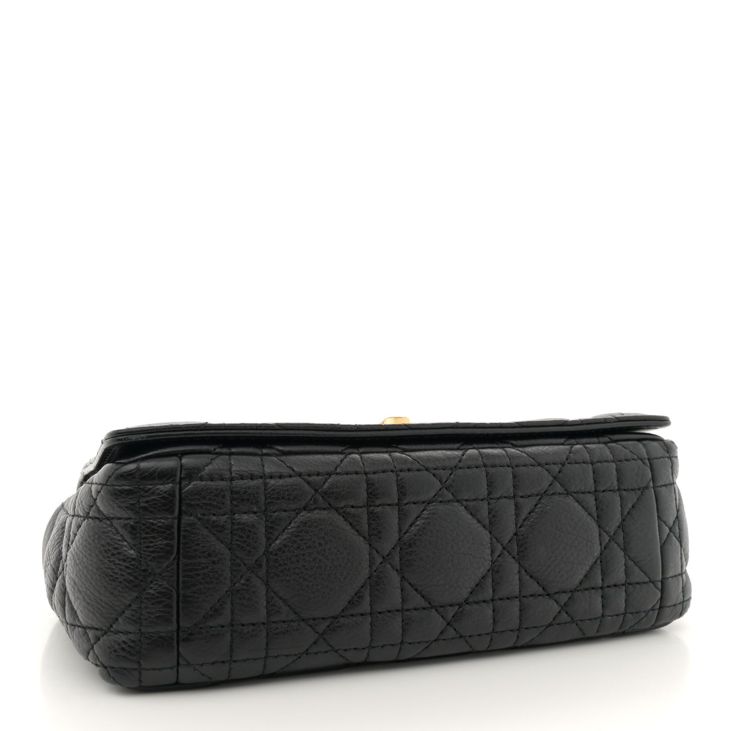 Calfskin Cannage Small Caro Bag Black