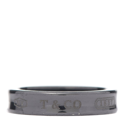 Tiffany Titanium 4mm Narrow 1837 Ring 47 4 1 of 4