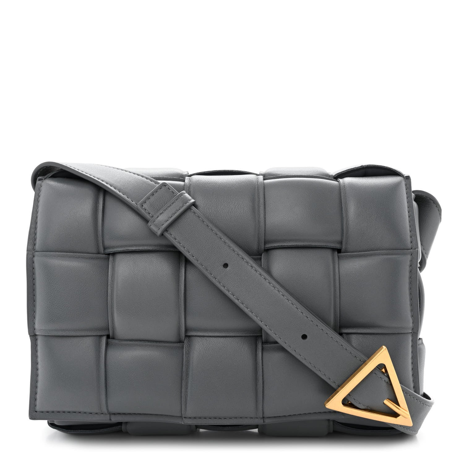 Bottega Veneta Nappa Maxi Intreccio Padded Cassette Crossbody Bag Thunder 1 of 10