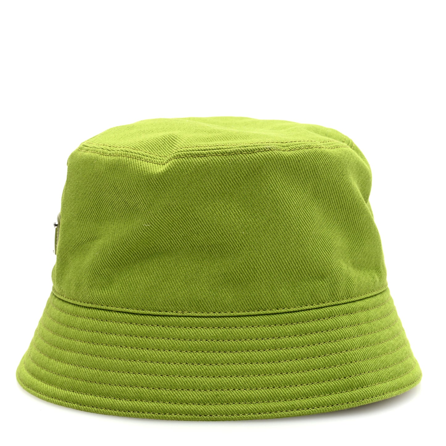 Drill Nylon Metal Triangle Logo Mens Bucket Hat M Drill