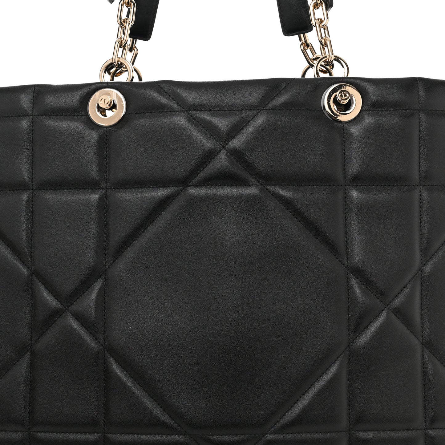 Calfskin Archicannage Medium Essential Tote Black