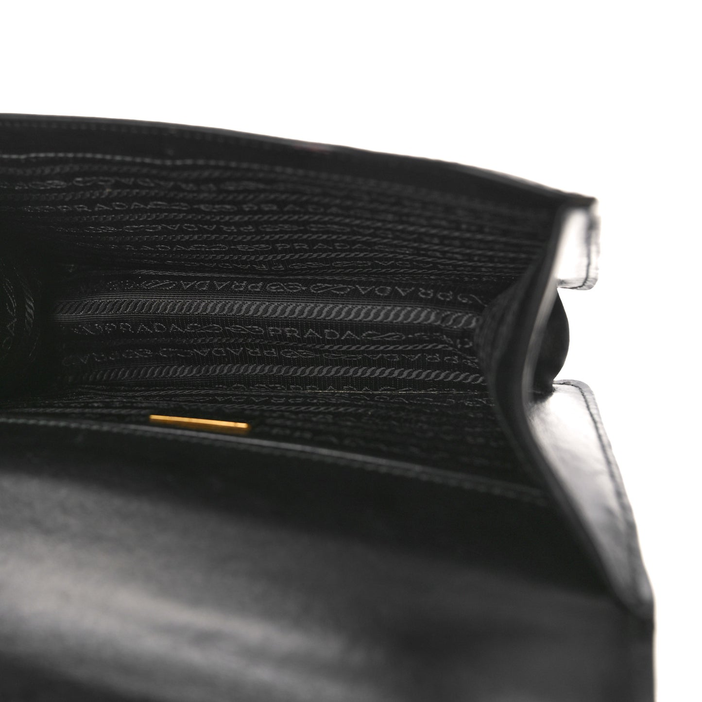 Saffiano Soft Calfskin Chain Crossbody Bag Black