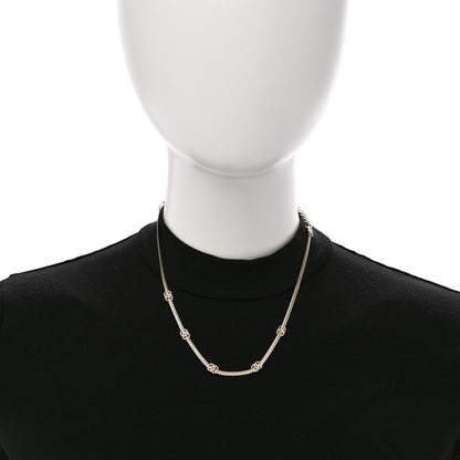 Chanel Metal CC Short Chain Necklace Gold 2 of 7