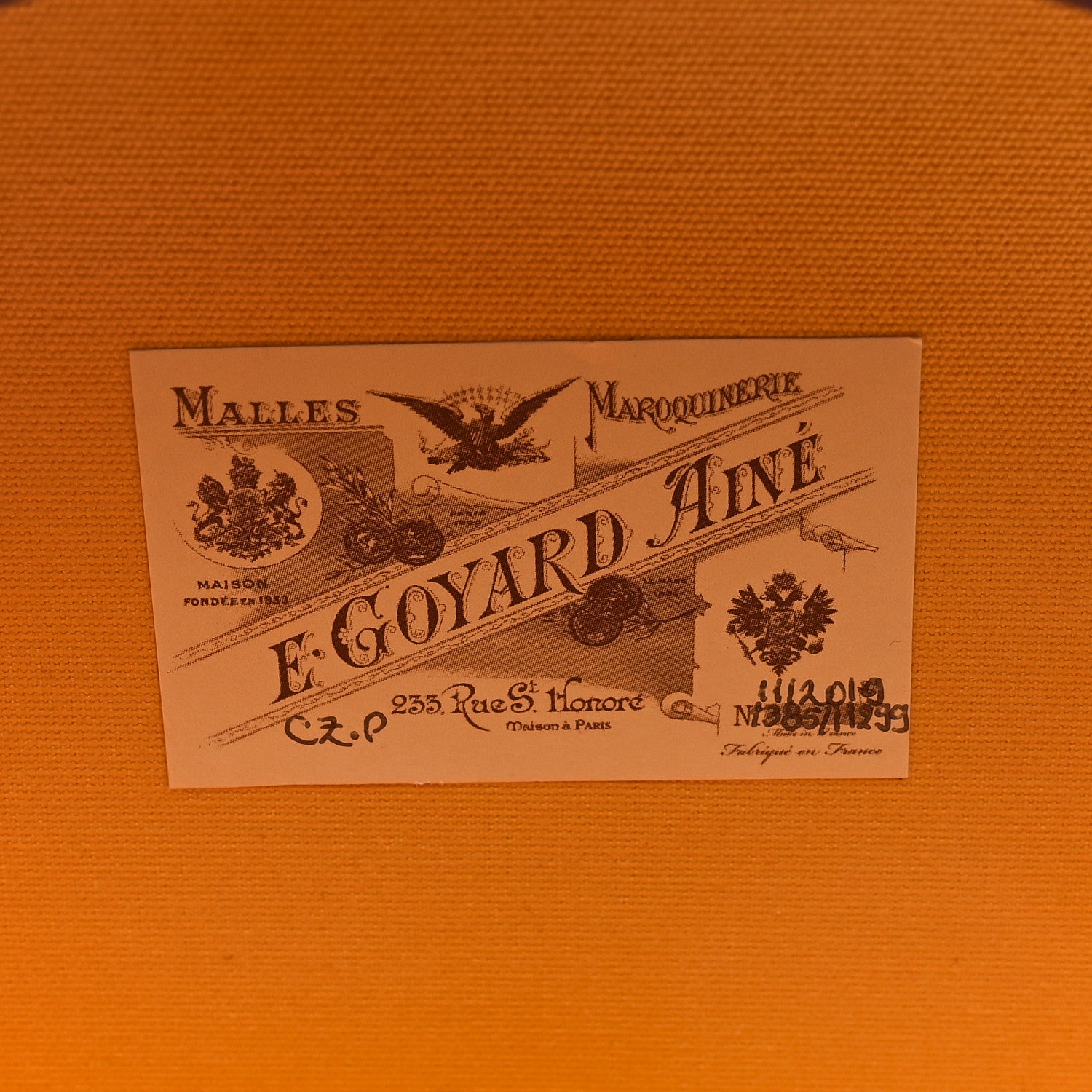 Goyard Goyardine Alto Hatbox Burgundy 6 of 8
